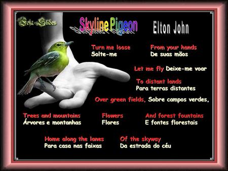 Skyline Pigeon Elton John Turn me loose Solte-me