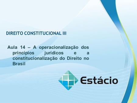 DIREITO CONSTITUCIONAL III