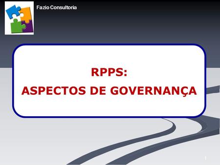 RPPS: ASPECTOS DE GOVERNANÇA
