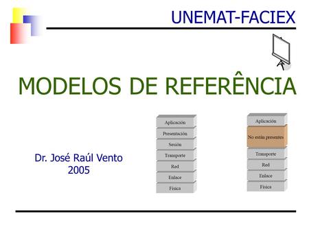 UNEMAT-FACIEX MODELOS DE REFERÊNCIA Dr. José Raúl Vento 2005.