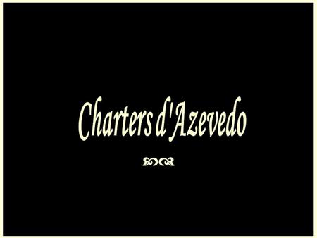 Charters d'Azevedo cd.