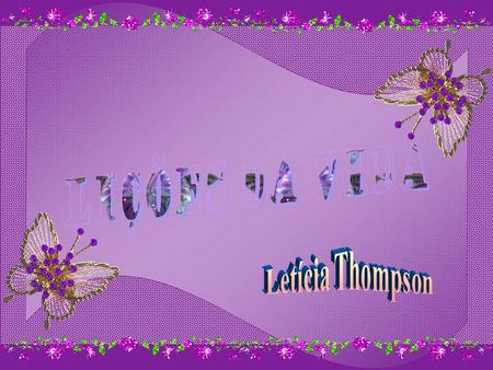 Lições da Vida Letícia Thompson.