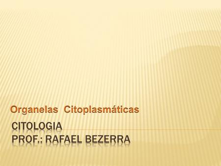 Citologia Prof.: Rafael Bezerra