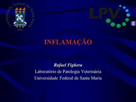 INFLAMAÇÃO Rafael Fighera Laboratório de Patologia Veterinária