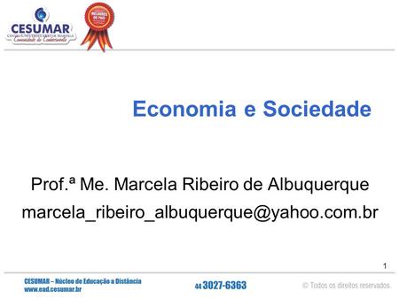 Prof.ª Me. Marcela Ribeiro de Albuquerque