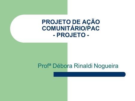 Como preparar slides para apresentação de tcc