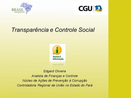 Transparência e Controle Social