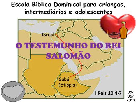 Escola Bíblica Dominical para crianças, intermediários e adolescentes