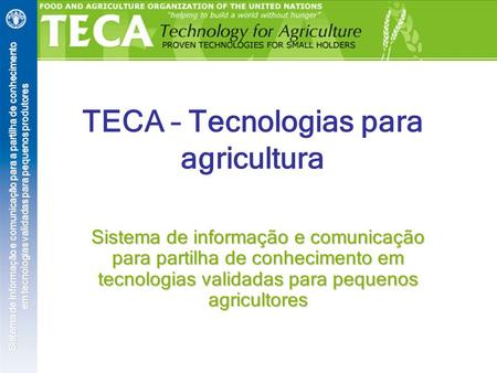 TECA – Tecnologias para agricultura