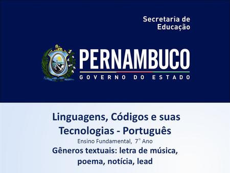 Linguagens, Códigos e suas Tecnologias - Português