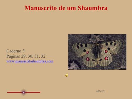 Manuscrito de um Shaumbra Caderno 3 Páginas 29, 30, 31, 32 www.manuscritoshaumbra.com JAN/09.