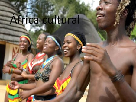 África cultural.