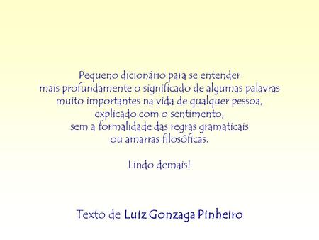 Texto de Luiz Gonzaga Pinheiro