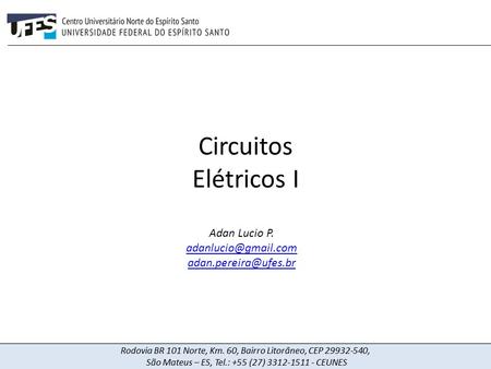 Circuitos Elétricos I Adan Lucio P.