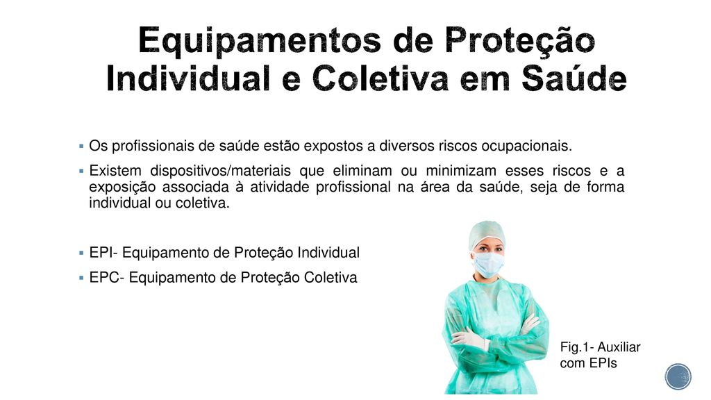 Equipamentos de proteção individual e coletiva em laboratorio