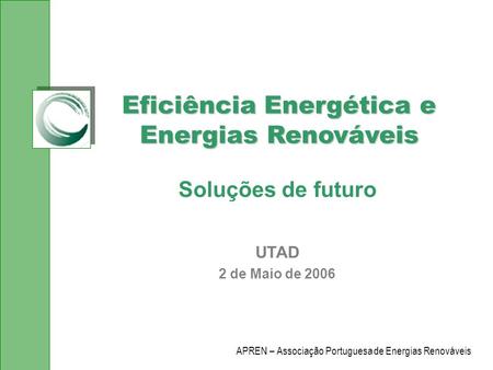 Eficiência Energética e Energias Renováveis