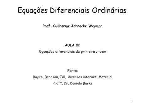 Prof. Guilherme Jahnecke Weymar