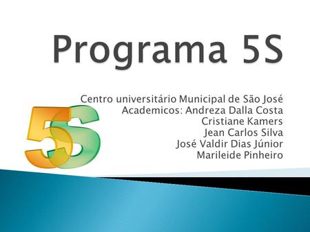 Programa 5S Centro universitário Municipal de São José
