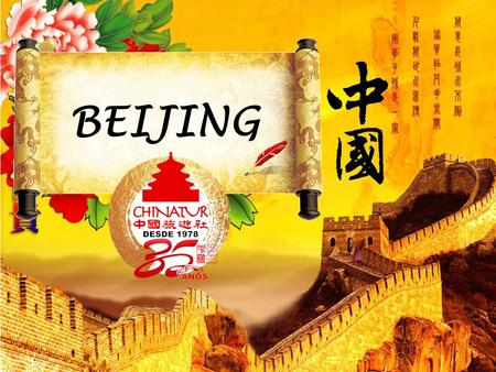BEIJING. QUEM SOMOS Fundada em nov/1978 Representa desde 1981 órgão oficial de turismo da China Internacional Travel Servise (CITS) Credenciado junto.