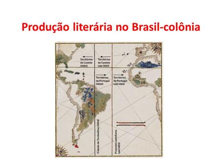 Produção literária no Brasil-colônia