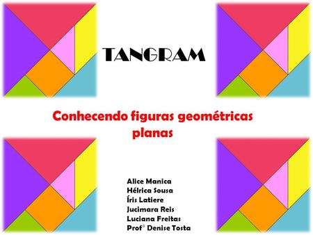 Conhecendo figuras geométricas planas