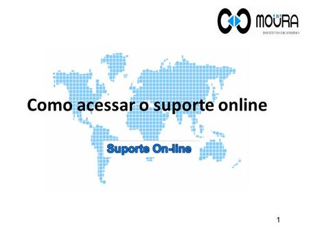 Como acessar o suporte online