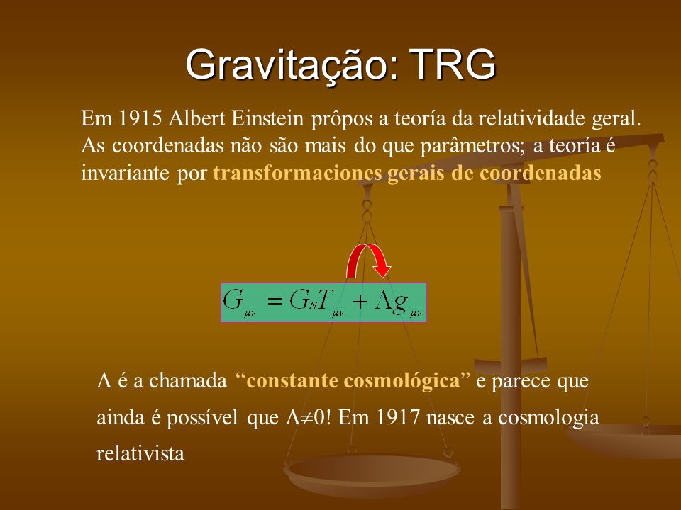 Teoria relativista da gravitação