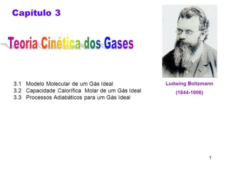 Teoria Cinética dos Gases
