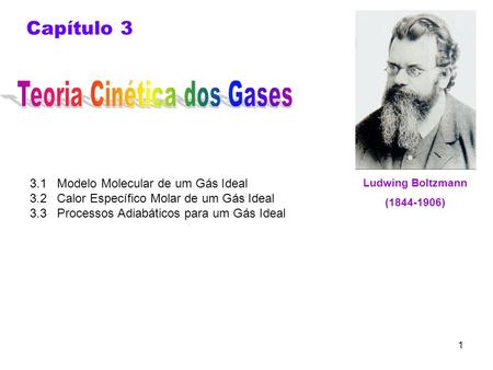 Teoria Cinética dos Gases