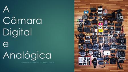 A Câmara Digital e Analógica ANA SILVA OLIVEIRA 1º FOTOGRAFIA 2014/15.