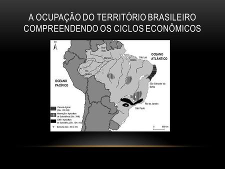 A ocupação do território brasileiro Compreendendo os ciclos econômicos