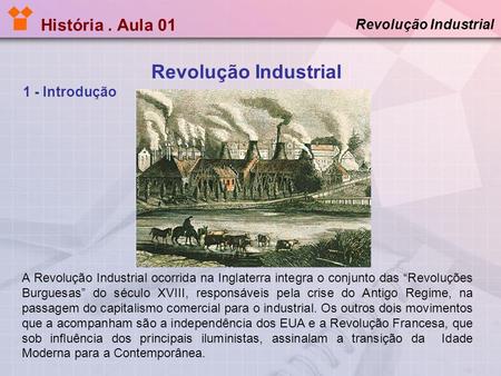 Revolução Industrial 1 - Introdução