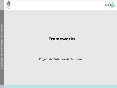Projeto de Sistemas de Software