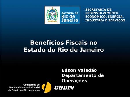 Benefícios Fiscais no Estado do Rio de Janeiro