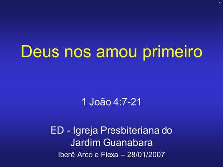 ED - Igreja Presbiteriana do Jardim Guanabara