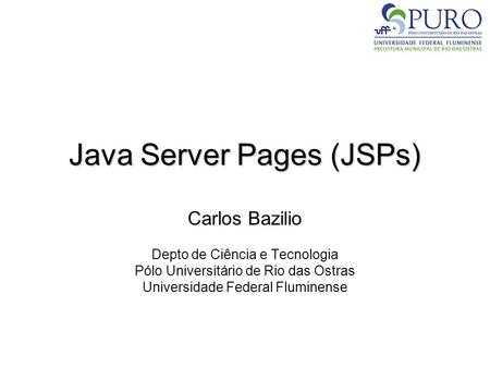 Java Server Pages (JSPs)