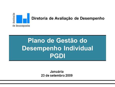Plano de Gestão do Desempenho Individual PGDI