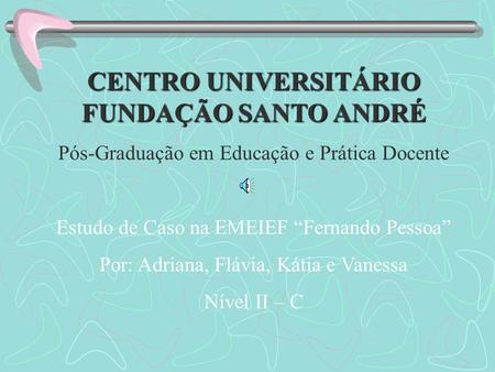 CENTRO UNIVERSITÁRIO FUNDAÇÃO SANTO ANDRÉ