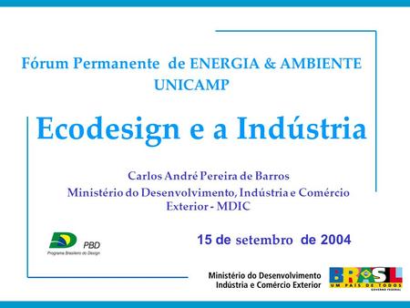 Ecodesign e a Indústria