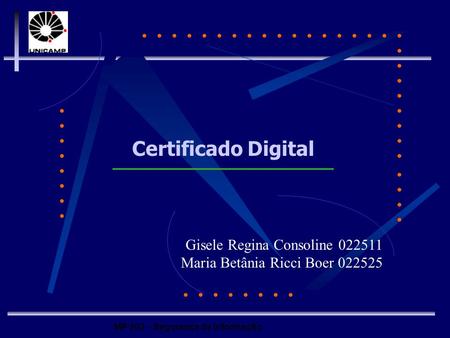 Certificado Digital Gisele Regina Consoline