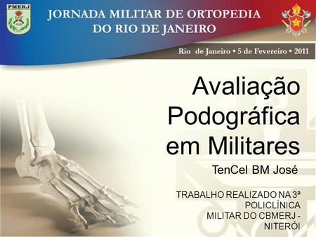 JORNADA MILITAR DE ORTOPEDIA