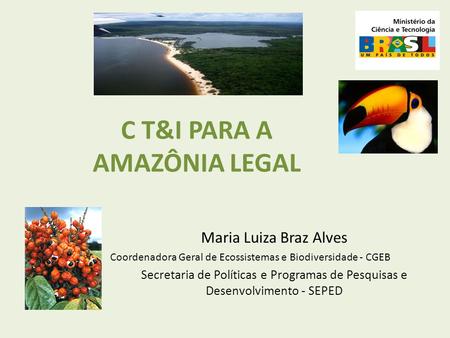 C T&I PARA A AMAZÔNIA LEGAL