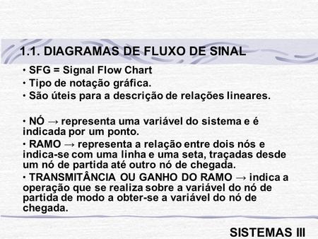 1.1. DIAGRAMAS DE FLUXO DE SINAL