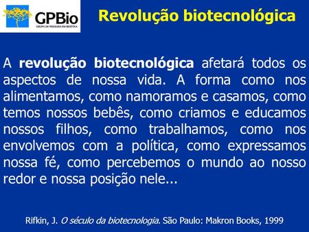 Revolução biotecnológica