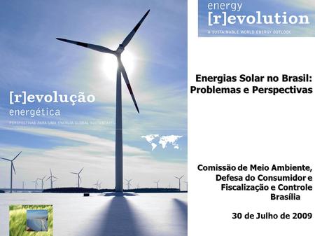 Energias Solar no Brasil: Problemas e Perspectivas