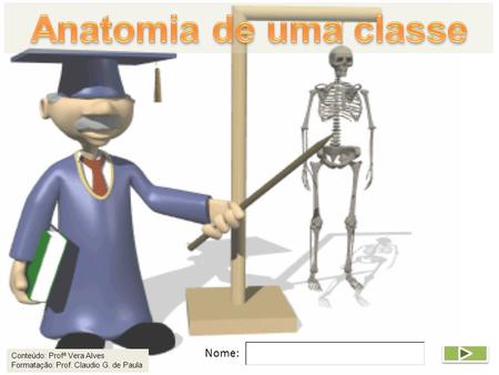 Anatomia de uma classe Nome: