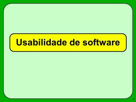 Usabilidade de software