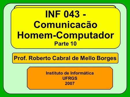 INF Comunicacão Homem-Computador Parte 10