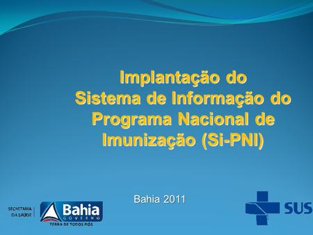 Sistema de Informação do Programa Nacional de Imunização (Si-PNI)