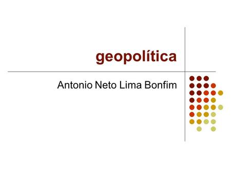 Antonio Neto Lima Bonfim